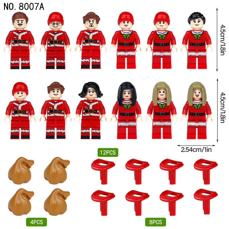 M8007A M8007 Christmas Minifigures - Image 2