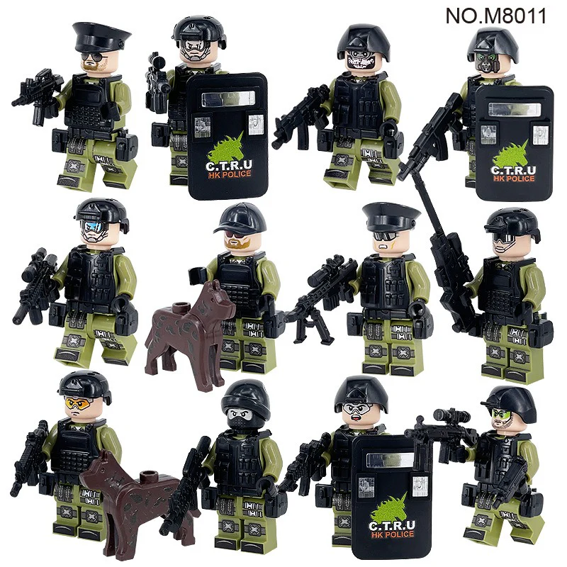 M8011 M8198 Counter Terrorism Special Forces Minifigures - Image 4
