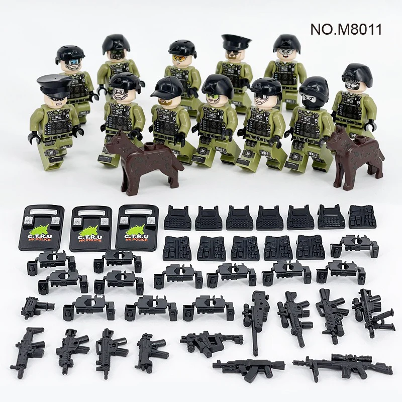 M8011 M8198 Counter Terrorism Special Forces Minifigures - Image 5