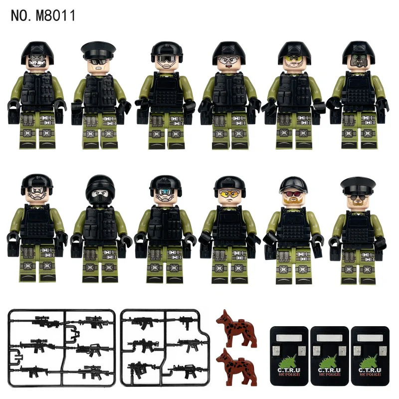 M8011 M8198 Counter Terrorism Special Forces Minifigures - Image 6