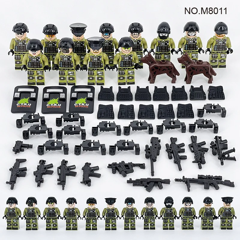 M8011 M8198 Counter Terrorism Special Forces Minifigures - Image 7