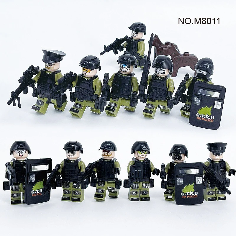 M8011 M8198 Counter Terrorism Special Forces Minifigures - Image 8