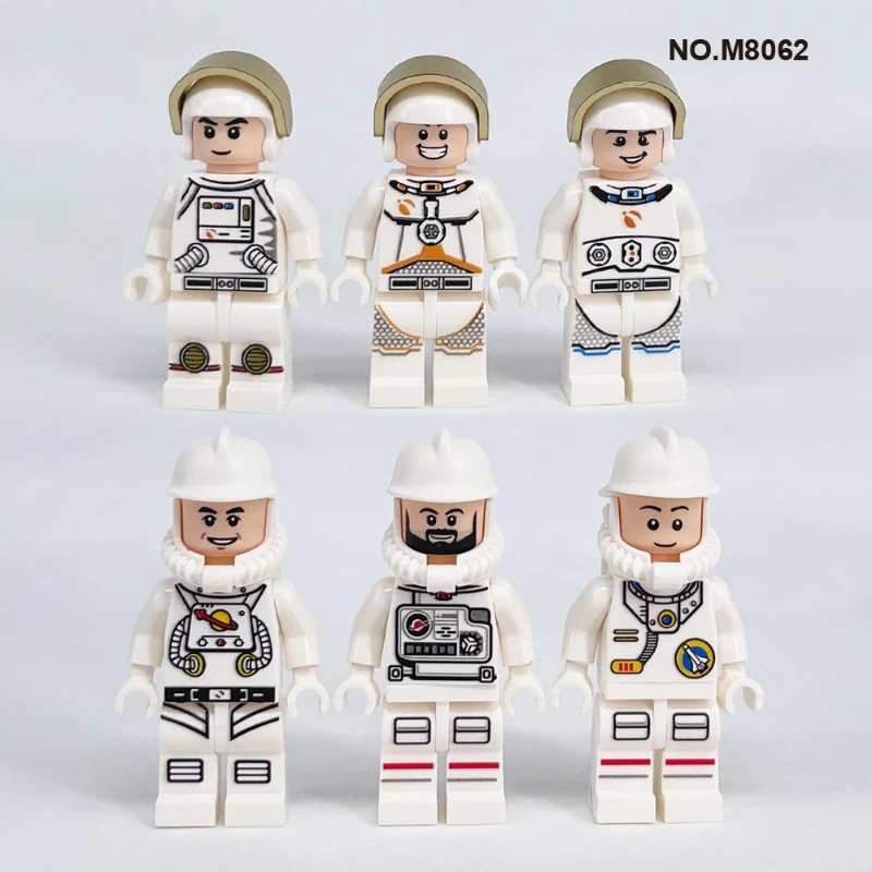 M8062 M8024 M1814 Astronaut Space Design Minifigures - Image 5