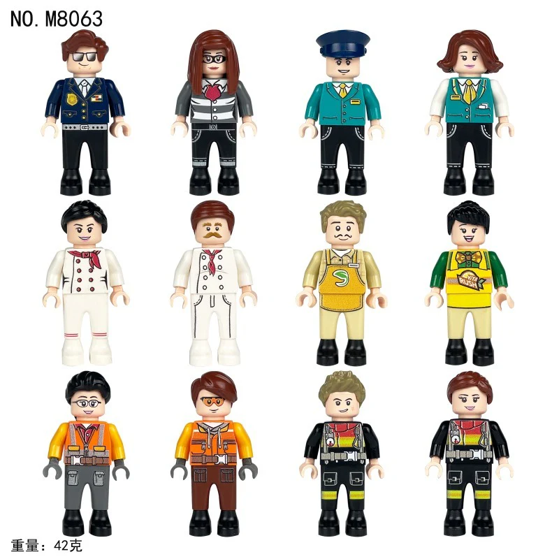 M8073 M8080 M8068 M8006 M8096 M8092 M8076 M8063 M8100 Urban Minifigures - Image 11
