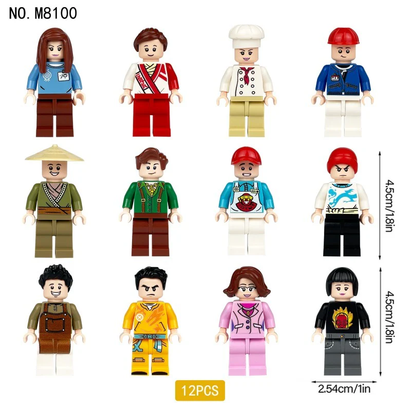 M8073 M8080 M8068 M8006 M8096 M8092 M8076 M8063 M8100 Urban Minifigures - Image 12