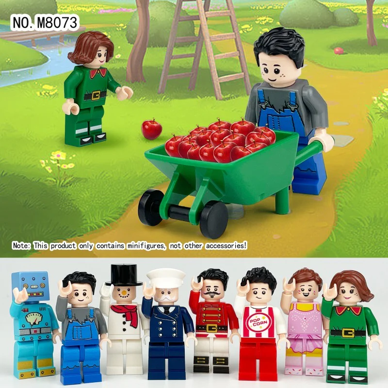 M8073 M8080 M8068 M8006 M8096 M8092 M8076 M8063 M8100 Urban Minifigures - Image 2