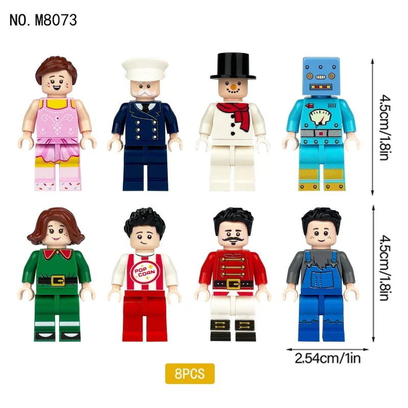M8073 M8080 M8068 M8006 M8096 M8092 M8076 M8063 M8100 Urban Minifigures - Image 4