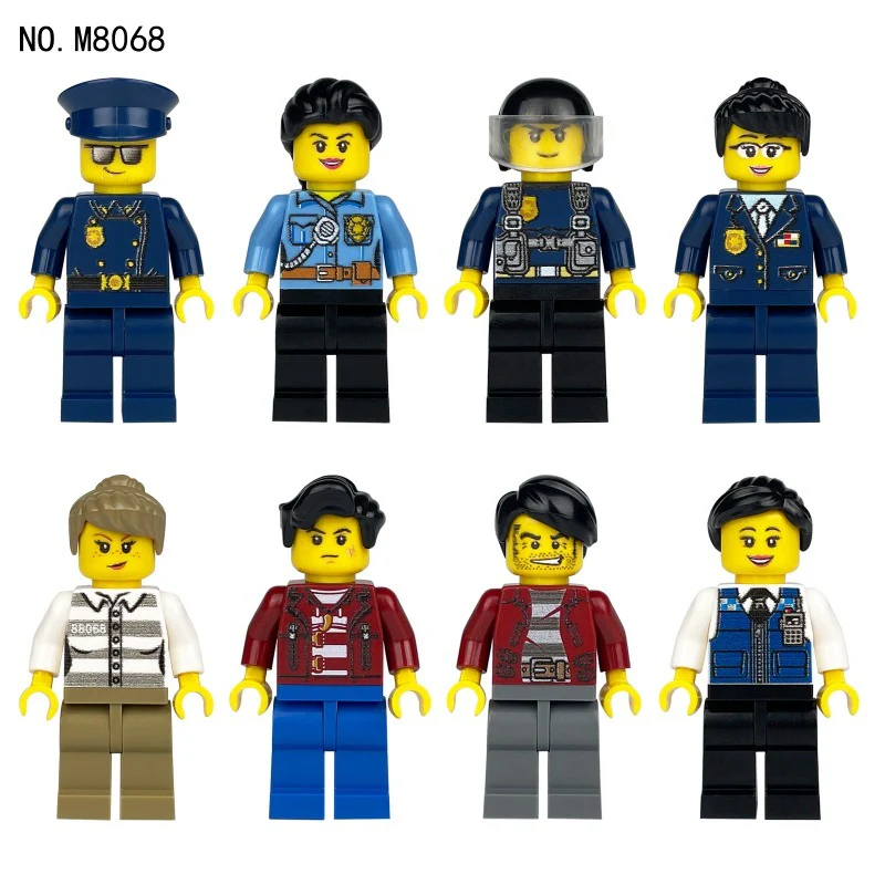 M8073 M8080 M8068 M8006 M8096 M8092 M8076 M8063 M8100 Urban Minifigures - Image 6