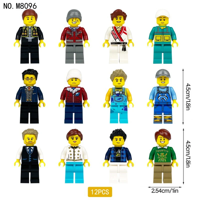 M8073 M8080 M8068 M8006 M8096 M8092 M8076 M8063 M8100 Urban Minifigures - Image 8