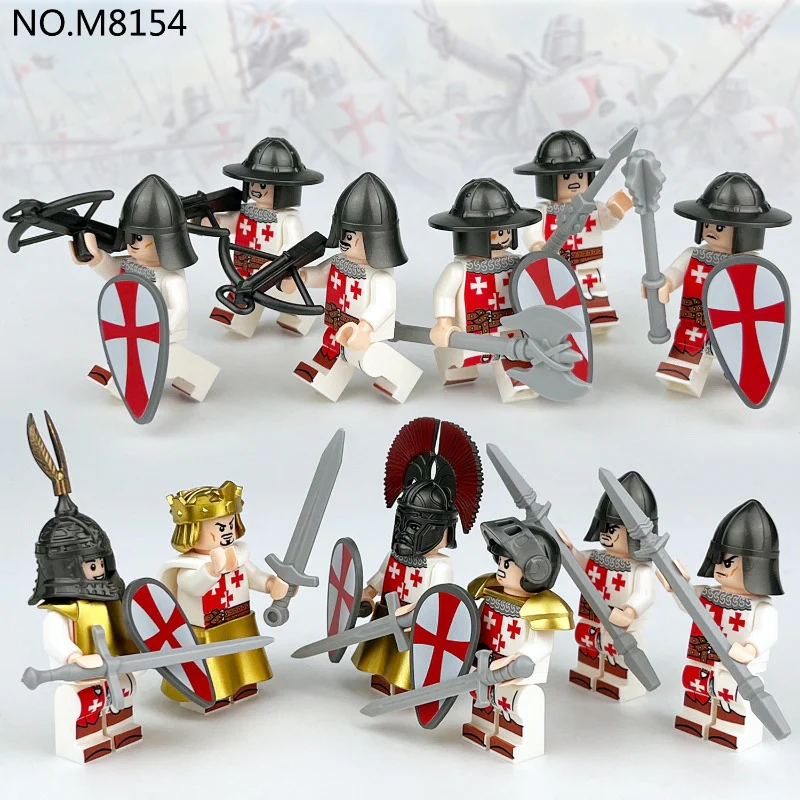 M8141 M8142 M8143 M8144 M8149 M8154 M8156 M8155 Medieval series of knights Minifigures - Image 11