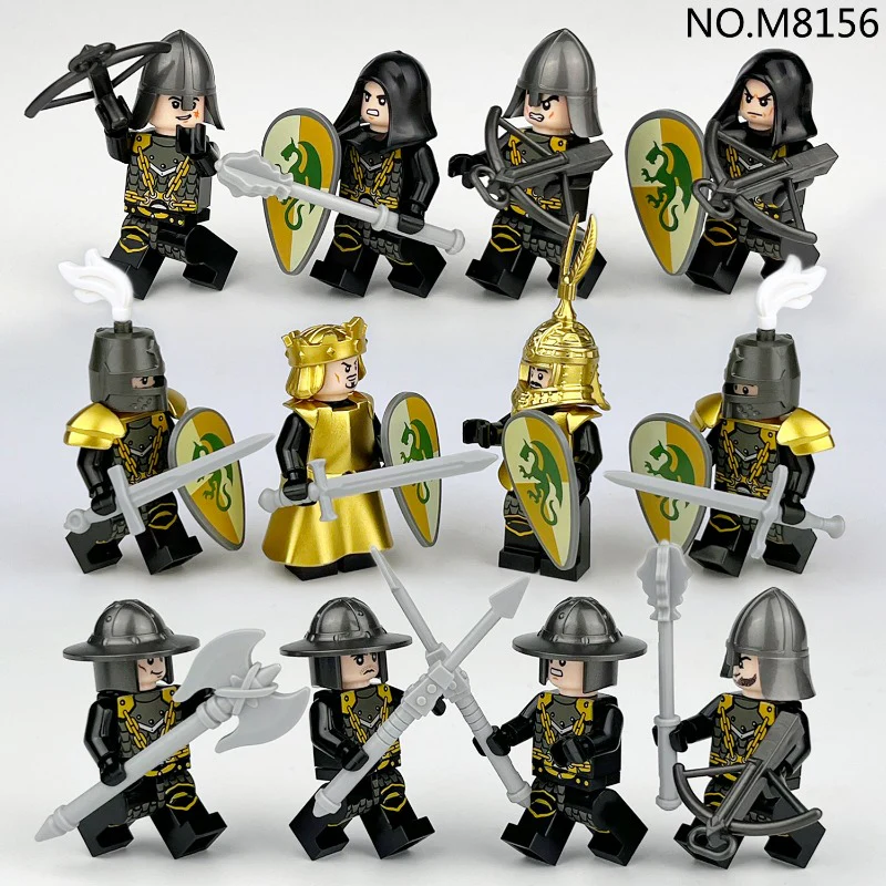 M8141 M8142 M8143 M8144 M8149 M8154 M8156 M8155 Medieval series of knights Minifigures - Image 13