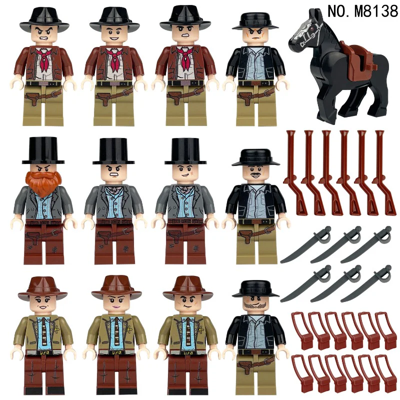M8141 M8142 M8143 M8144 M8149 M8154 M8156 M8155 Medieval series of knights Minifigures - Image 15