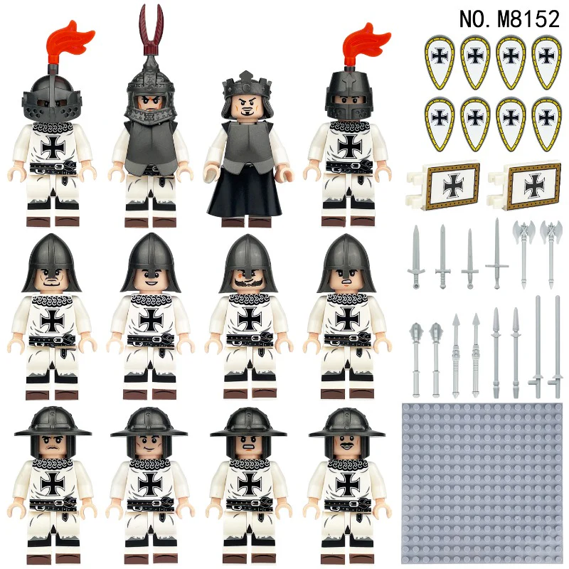 M8141 M8142 M8143 M8144 M8149 M8154 M8156 M8155 Medieval series of knights Minifigures - Image 16