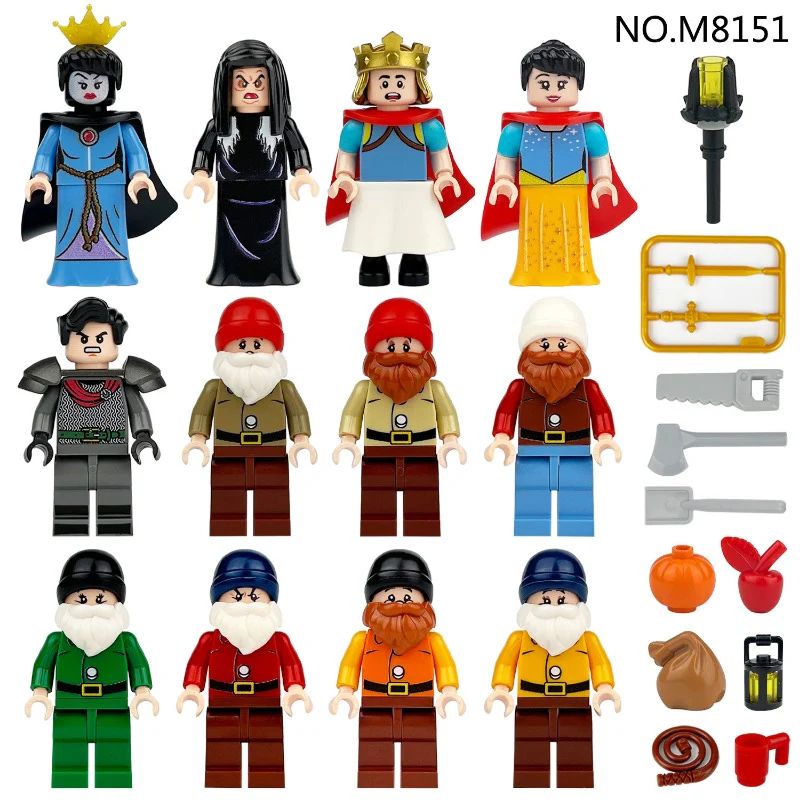 M8151 Snow White and the Seven Dwarfs Minifigures - Image 4