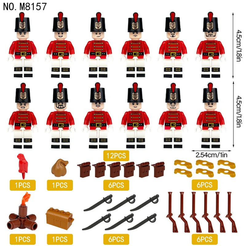M8157 King's Guard Minifigures - Image 3