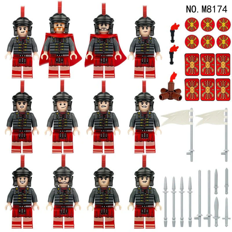 M8159 M8174 Roman Warriors Minifigures - Image 5