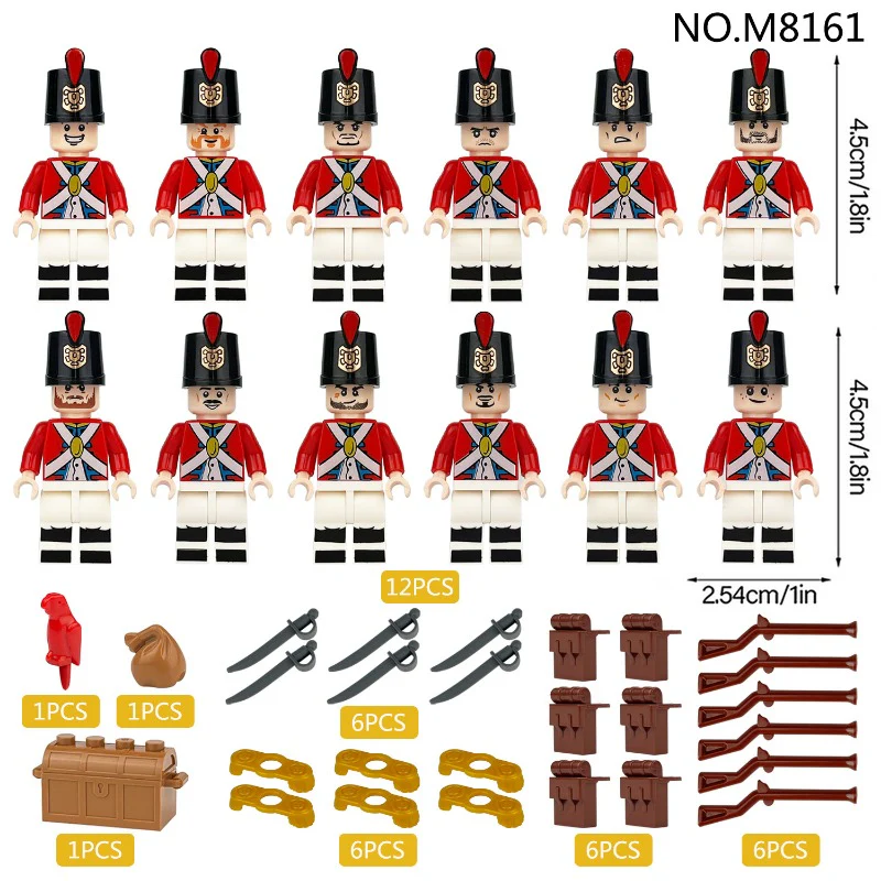 M8161 Royal Guard Infantry Minifigures - Image 3