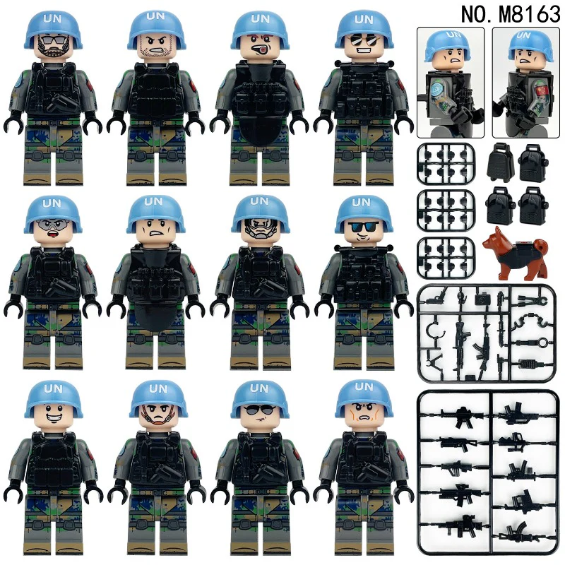 M8163 World Peacekeeping Force Minifigures - Image 3