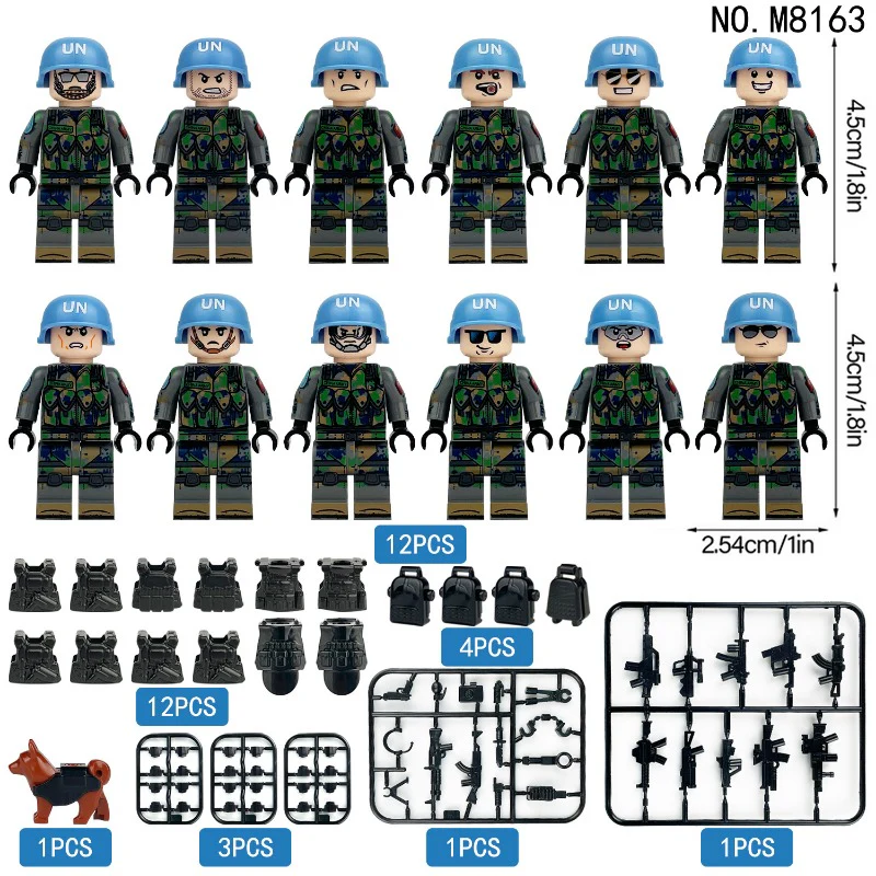 M8163 World Peacekeeping Force Minifigures - Image 4