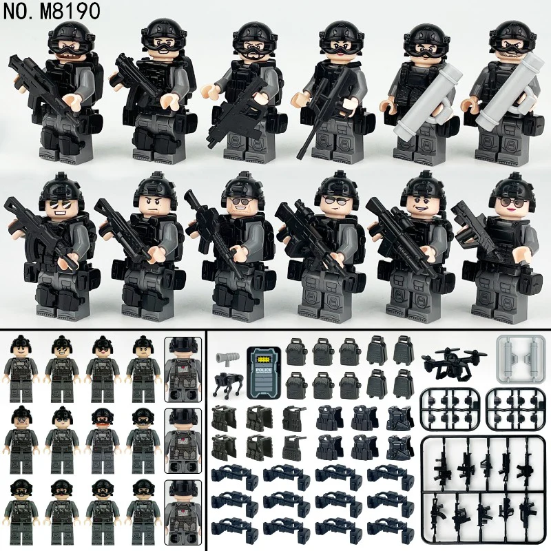 M8190 Special Police Brigade Minifigures - Image 2