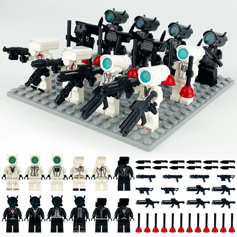 M8195 Skibidi Toilet series Minifigures - Image 3