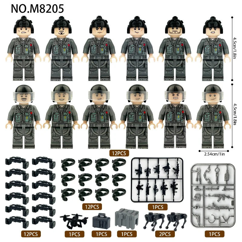 M8205 Air Force Marine Minifigures - Image 2