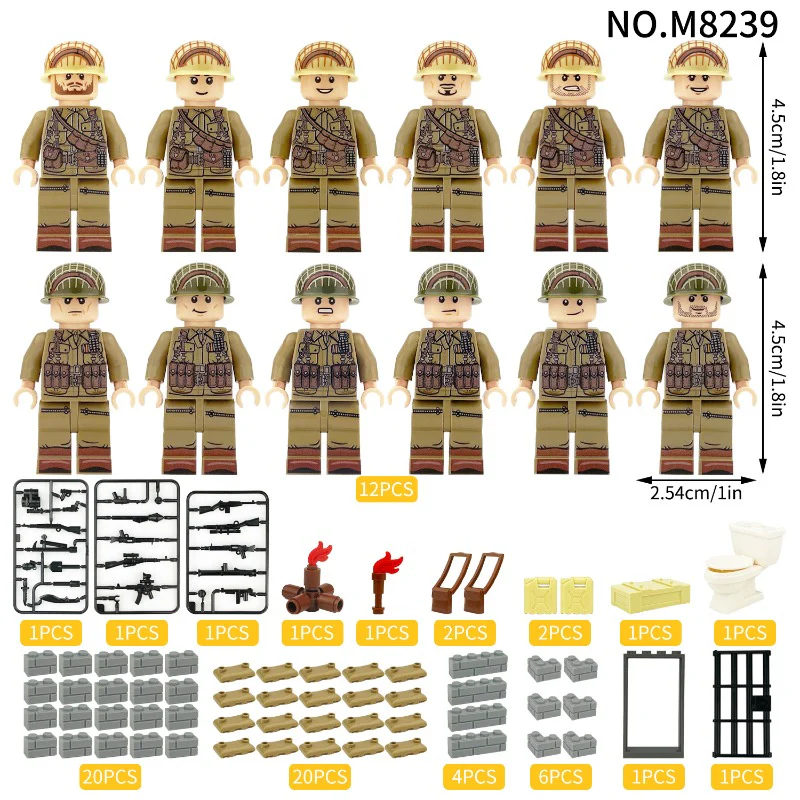 M8239 US military urban warfare Minifigures - Image 2