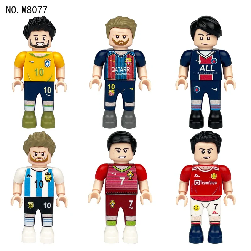 M8242 M8101 M8077 M8046 Football League Player Minifigures - Image 5