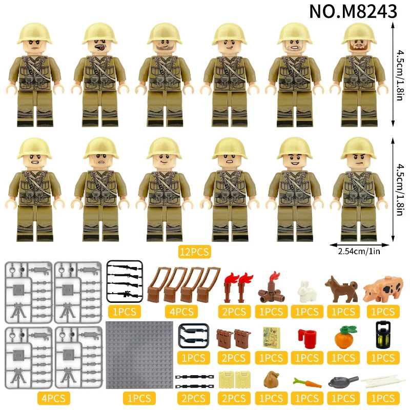 M8243 Italian Field Corps Minifigures - Image 2