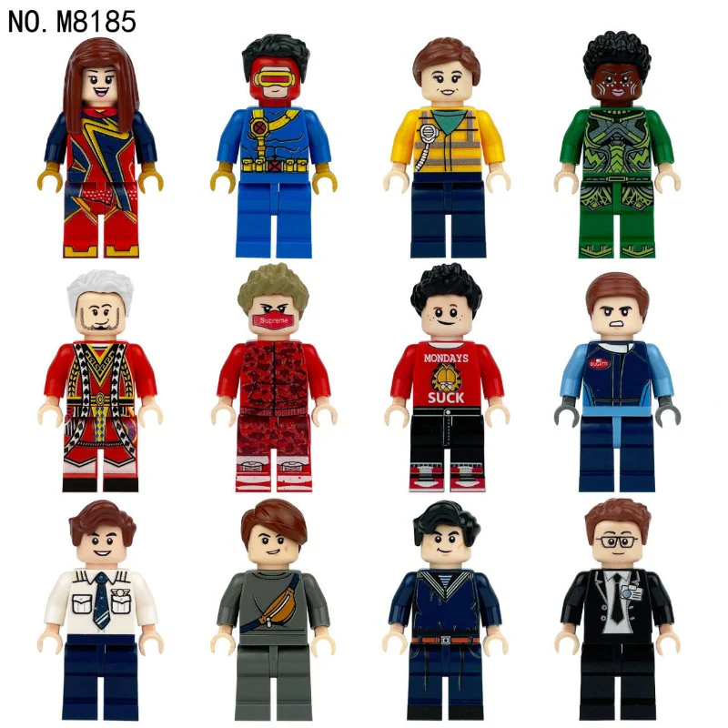 M8245 M8185 M8187 City Police Astronaut Career Minifigures - Image 2