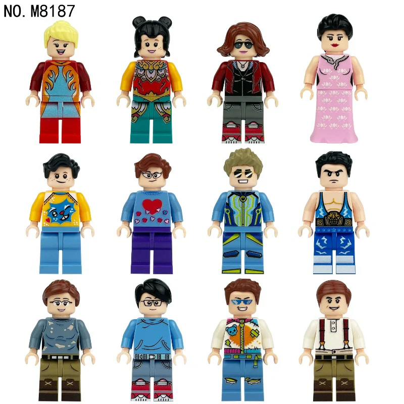 M8245 M8185 M8187 City Police Astronaut Career Minifigures - Image 3