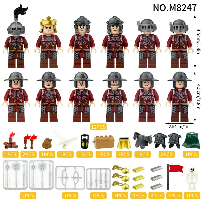 M8247 Knight of Rohan Minifigures - Image 2