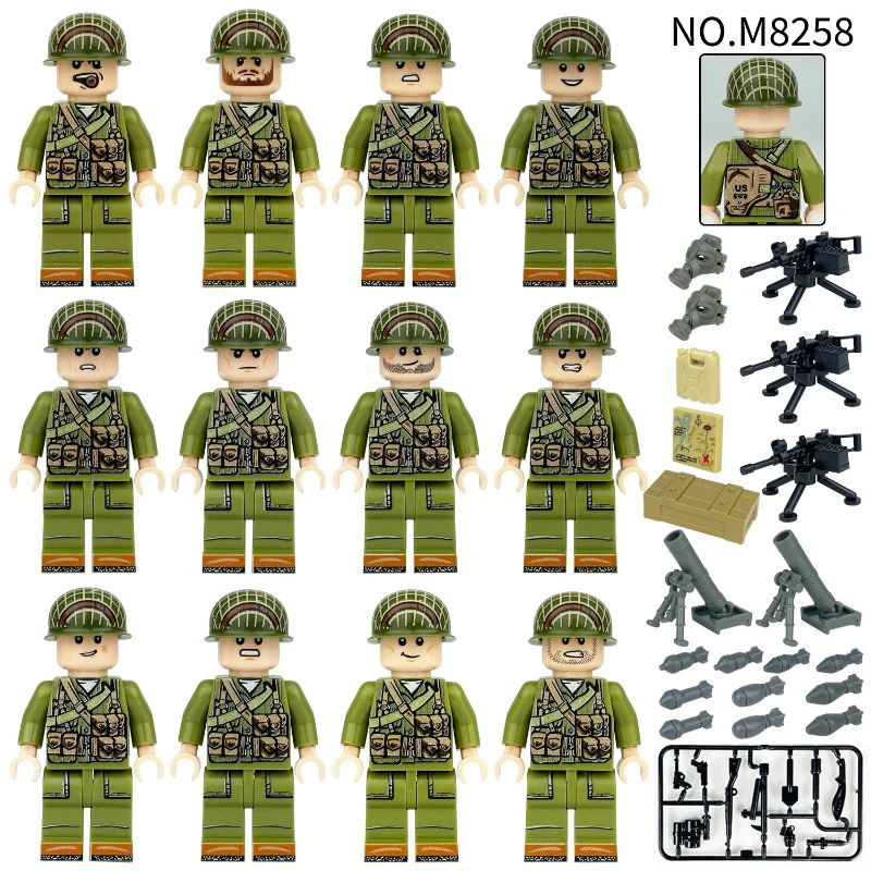 M8258 US Infantry Battalion Minifigures