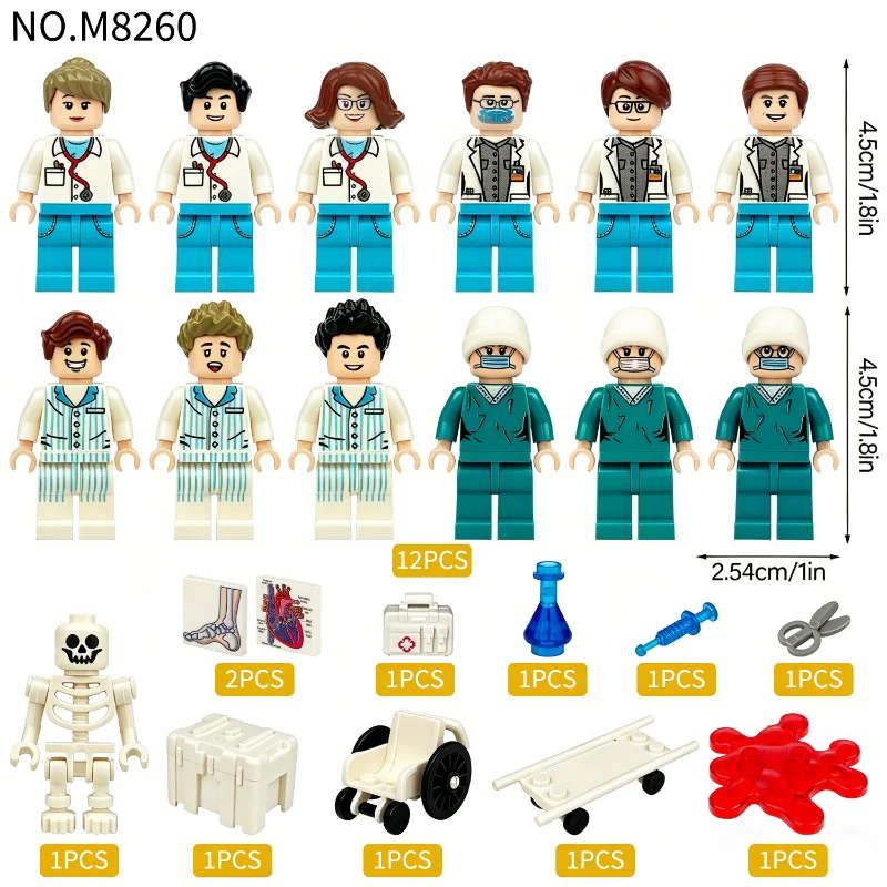 M8260 Doctor Series minifigure - Image 2