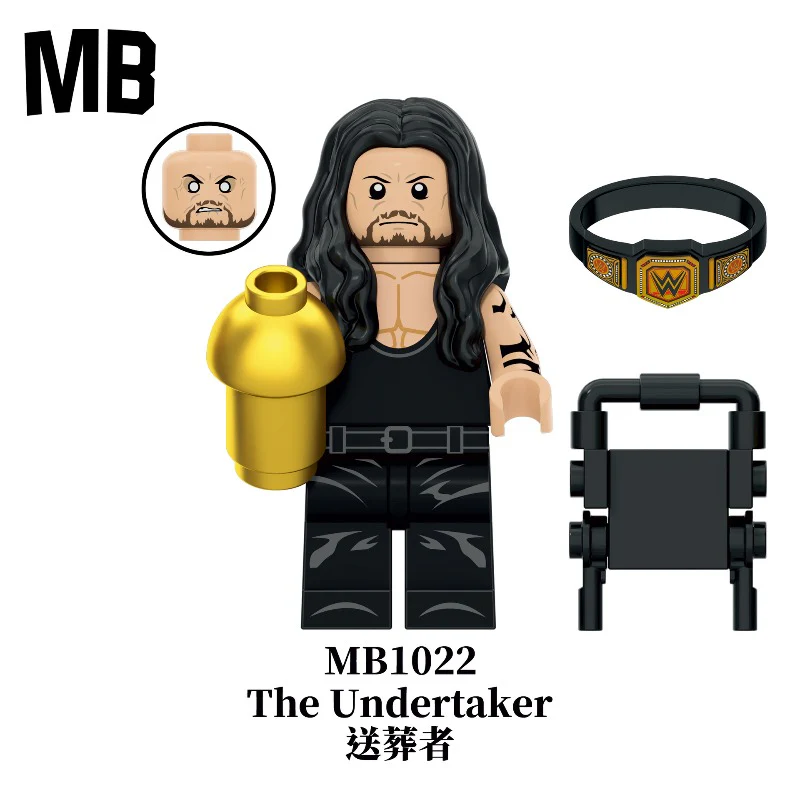 MB1020-MB1024 WWE Wrestler Duelist Series Minifigures - Image 4