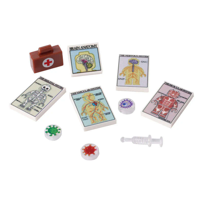 Medical Kit Doctor Scene Minifigures Accessories - Image 2