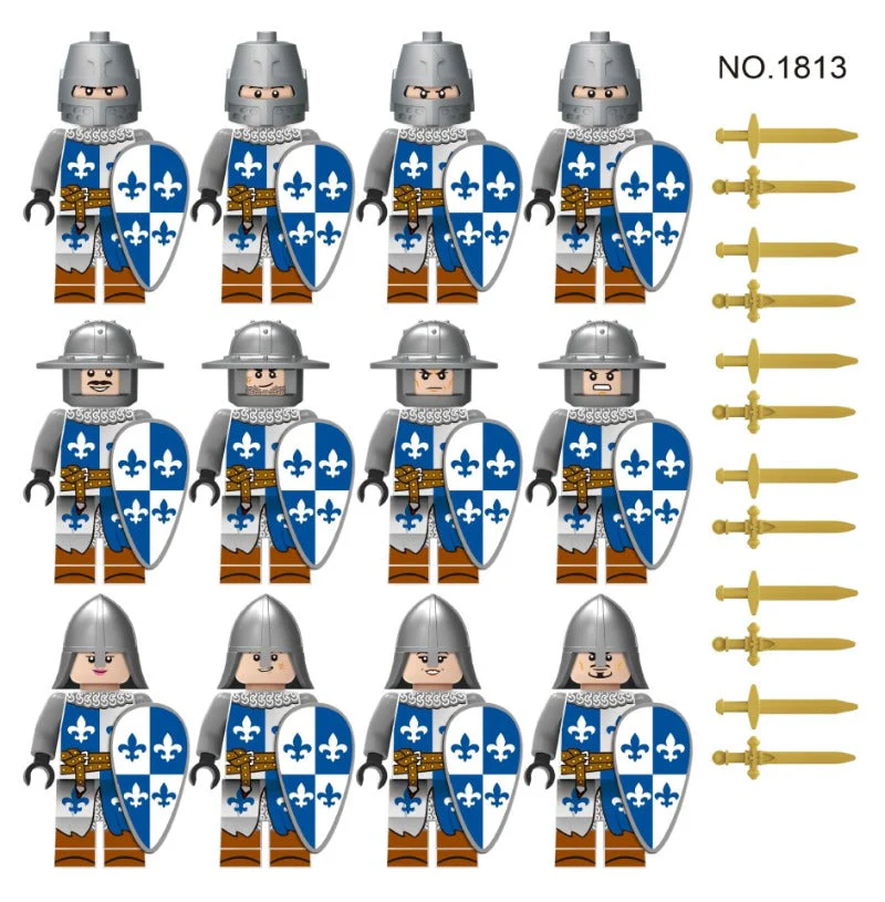 Medieval Ancient Rome Series Knight Military Castle Minifigures - Image 12