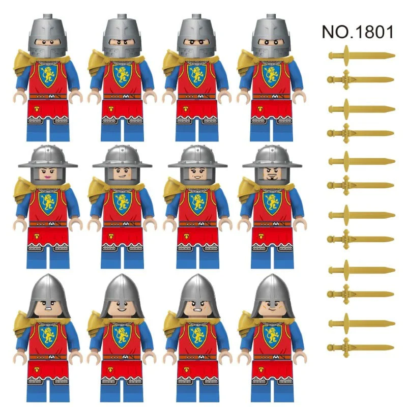 Medieval Ancient Rome Series Knight Military Castle Minifigures - Image 18