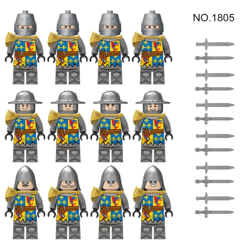 Medieval Ancient Rome Series Knight Military Castle Minifigures - Image 19