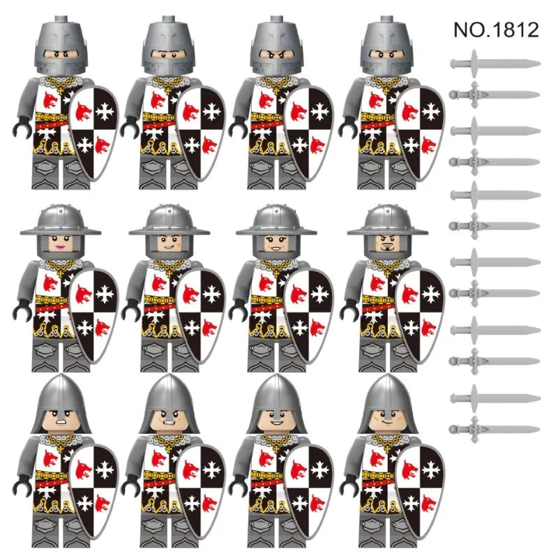 Medieval Ancient Rome Series Knight Military Castle Minifigures - Image 3