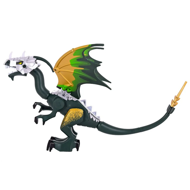 medieval dragons, green dragons Minifigures - Image 2