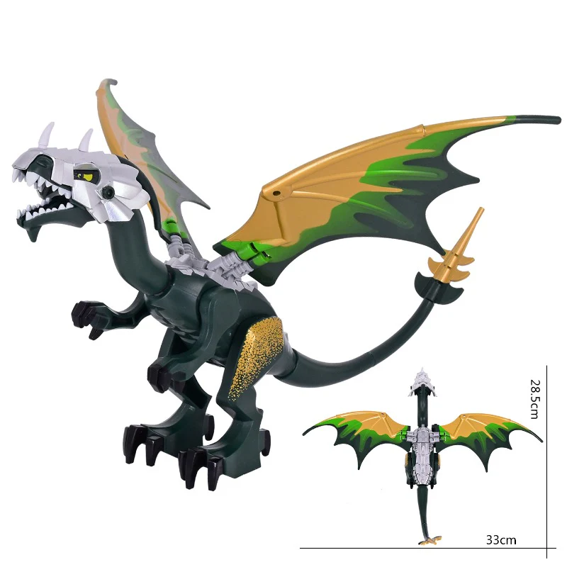 medieval dragons, green dragons Minifigures - Image 6