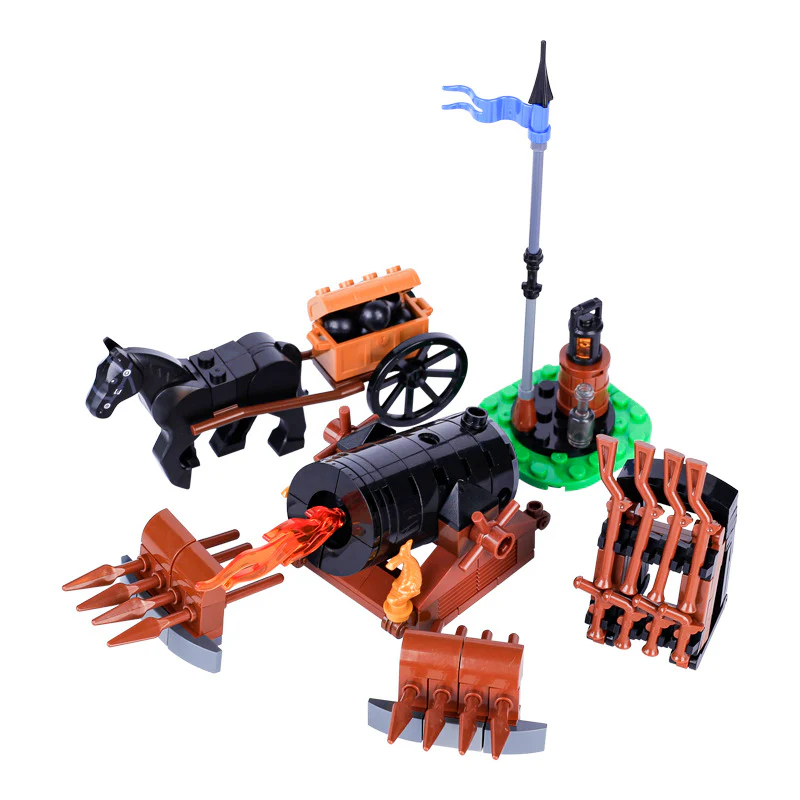 Medieval military artillery soldiers weapons carriage - Image 3