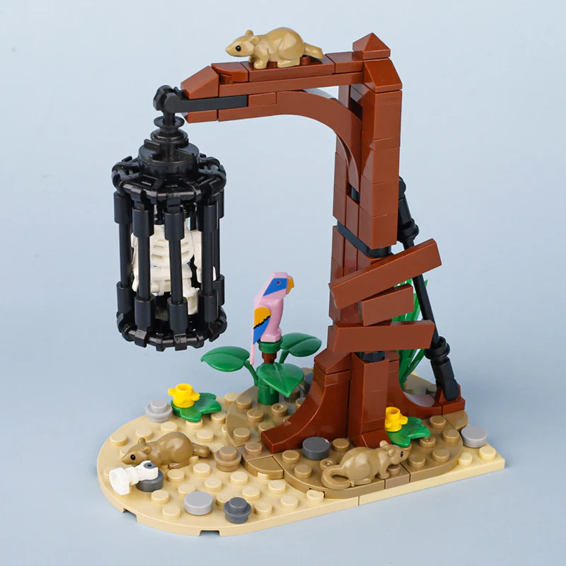 Medieval Military Execution Ground Gallows Gangster Pirate Ship Parrot - Image 3