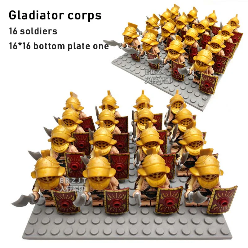 Medieval Roman Soldier Building Block Minifigures - Image 13