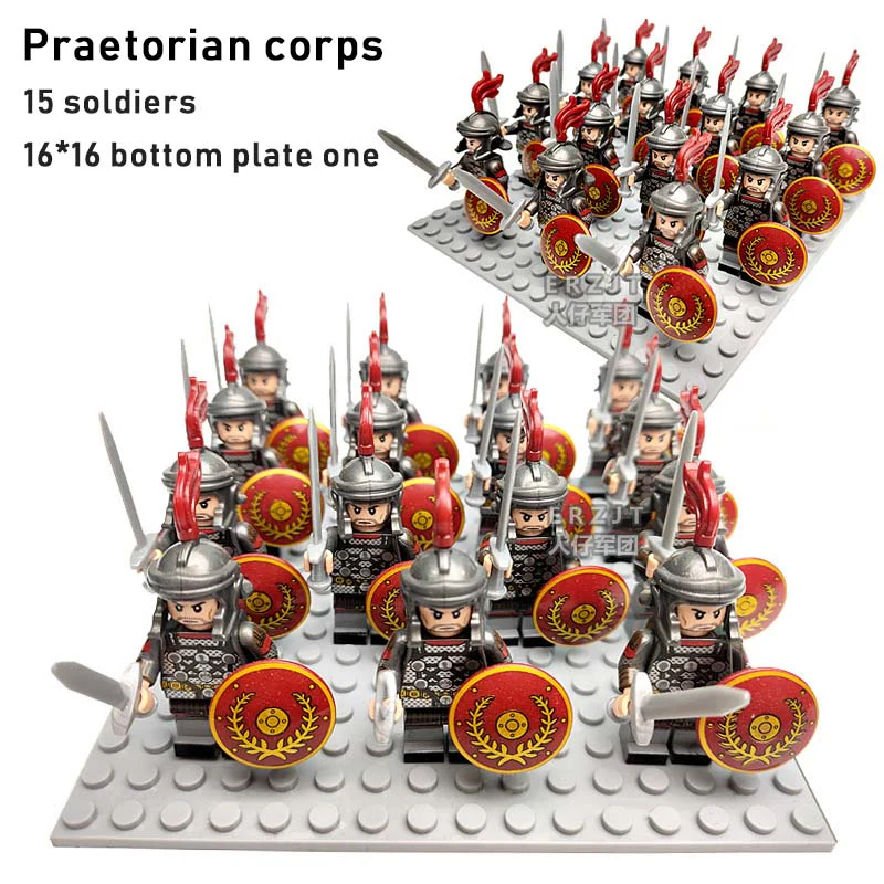 Medieval Roman Soldier Building Block Minifigures - Image 14
