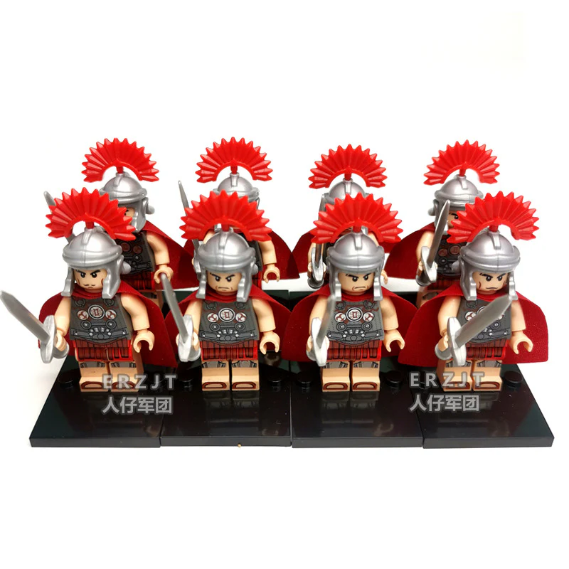 Medieval Roman Soldier Building Block Minifigures - Image 4