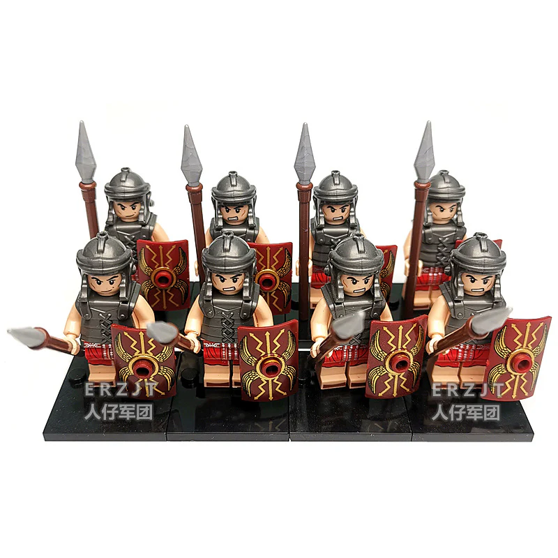 Medieval Roman Soldier Building Block Minifigures - Image 6