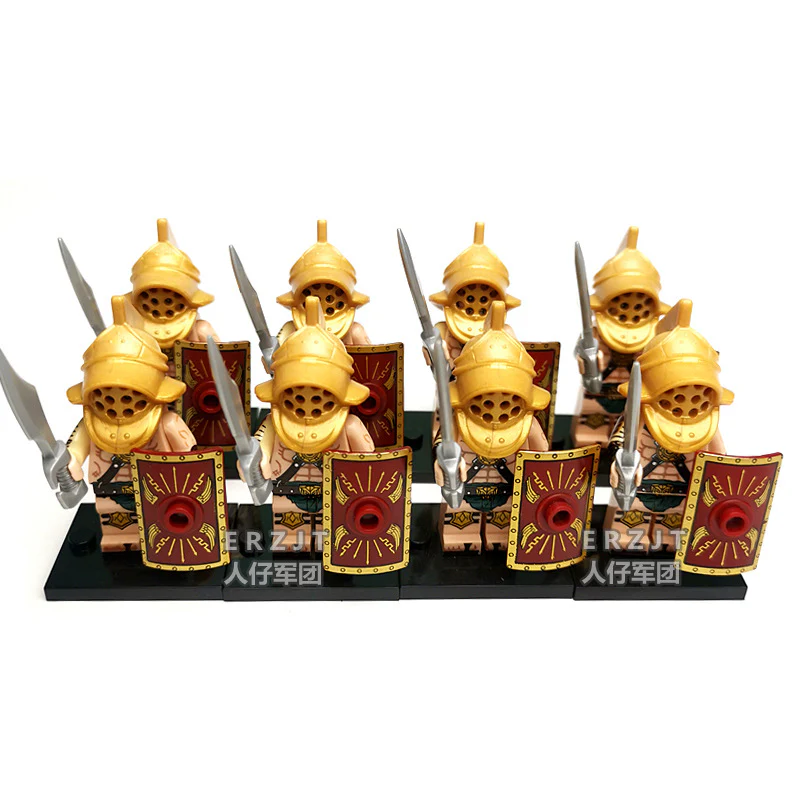 Medieval Roman Soldier Building Block Minifigures - Image 9