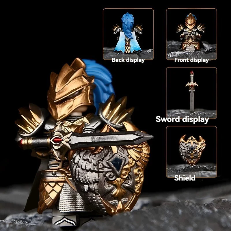 Medieval Series: Lancelot Kay, Queen Arthur，Sir Gaheris Minifigures - Image 5